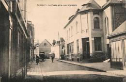 Cpa76 Pavilly Rue Aigrefoin, La Poste - Pavilly