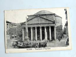 Carte Postale Ancienne : ROMA : Pantheon D'Agrippa - Panthéon