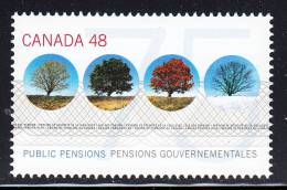 Canada MNH Scott #1959 48c Tree Depicted In Four Seasons - Public Pensions 75th Anniversary - Ongebruikt