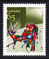 Canada MNH Scott #1966 65c 'Winter Travel' By Cecil Youngfox - Christmas - Nuevos