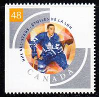 Canada MNH Scott #1971a 48c Frank Mahovlich - NHL All Stars - Ongebruikt