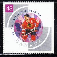 Canada MNH Scott #1971d 48c Stan Mikita - NHL All Stars - Unused Stamps