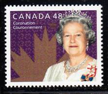 Canada MNH Scott #1987 48c Queen Elizabeth II - 50th Anniversary Of Coronation - Ungebraucht