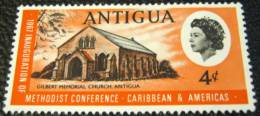 Antigua 1967 Gilbert Memorial Church 4c - Mint - 1960-1981 Ministerial Government