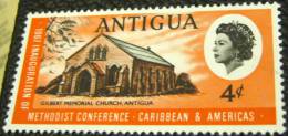 Antigua 1967 Gilbert Memorial Church 4c - Mint - 1960-1981 Autonomie Interne