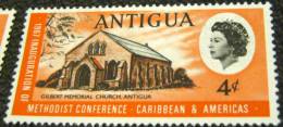 Antigua 1967 Gilbert Memorial Church 4c - Mint - 1960-1981 Autonomia Interna