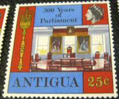Antigua 1968 300 Years Of Parliament House Of Representatives 25c - Mint - 1960-1981 Autonomia Interna