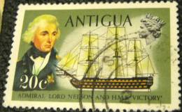 Antigua 1970 Admiral Lord Nelson And HMS Victory 20c - Used - 1960-1981 Autonomia Interna