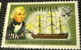 Antigua 1970 Admiral Lord Nelson And HMS Victory 20c - Used - 1960-1981 Interne Autonomie