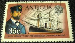 Antigua 1970 King George V And HMS Canada 35c - Used - 1960-1981 Autonomie Interne