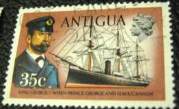 Antigua 1970 King George V And HMS Canada 35c - Used - 1960-1981 Autonomie Interne