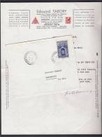 MONACO MONTE CARLO  1958 Pour WASSELONNE BAS-RHIN  Avec Lettre Du Marchand De Timbres Poste EDOUARD TABORY - Marcophilie