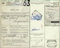 CF - Bulletin D'expédition - Angleur 1964 Vers Neufchâteau - Documents & Fragments
