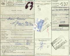 CF -Bulletin D'expédition-Verzendings Bulletin -Berchem St-Agathe 1964 Vers Libramont - Documenten & Fragmenten