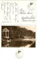 AK 23447 Donaueschingen. Schlossgarten Mit Ausfluss Der Donauquelle 25 DONAUE F Mehr Nicht Erkennbar Briefmarke Bruchstü - Donaueschingen