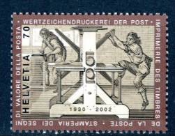 SVIZZERA / HELVETIA 2002** - Stamperia Delle Poste - 1 Val. Come Da Scansione - Ungebraucht