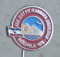 CLIMBING - Basko Polje , Makarska ( Croazia Pin ) Badge Mountaineering Alpinisme Bergsteigen Alpinismo Montañismo - Alpinismo, Escalada