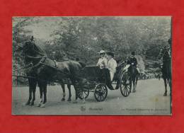 * BELGIQUE-Bruxelles-La Princesse Clémentine En Promenade(Carte Voyagée,voir Les 2 Timbres) - Celebridades