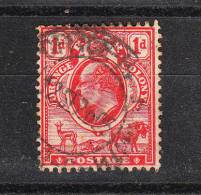 Orange   -   1903-04.   Edoardo 7^.  1 D. Red.  Antelope And Buffalo - Orange Free State (1868-1909)