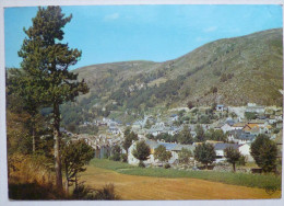 Cp Lozere Le Pont De Montvert Vue Generale Village Voyagé 1980 Timbre Cachet Flamme - Le Pont De Montvert