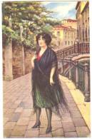 Style Mauzan Illustrateur Femme Venise Publicité Gilmo Foa 1920 état Superbe - Mauzan, L.A.
