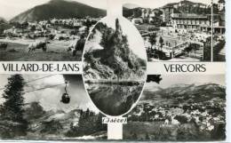 CPSM 38 VILLARD DE LANS MULTI VUES 1961 - Villard-de-Lans