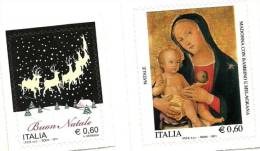 2011 - Italia 3343/44 Natale ---- - Paintings