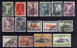 Greece - 1927/35 - Definitives (Part Set) - Used - Used Stamps