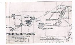 ES-918     Provincia De CANARIAS : Map-card - Otros & Sin Clasificación