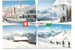 Delcampe - BR30781 Villars S Ollon Centre De La Station  2 Scans - Ollon