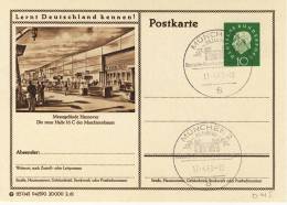 1963 Germany Cachet Postal Stationary Card With Special Cancellation - Cartes Postales Illustrées - Oblitérées