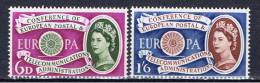 GB Großbritannien 1960 Mi 341-42 Mnh EUROPA - Ungebraucht