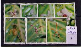 CUBA 1973 - FLORA - ORQUIDEAS - YVERT 1656-1662 - Unused Stamps