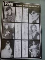 Calendrier Gina Lollobrigida 1988. - Grossformat : 1981-90