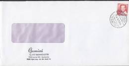 ## Denmark GEMINI Glasfiberindustri Brotype Cancel IId SØNDERLEV Pr. HØRRING 1983 Cover Brief SCARCE !! - Storia Postale