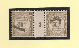 Taxe N°46 - 1923 - Millesime 3 - Recouvrement - 30cts - Oblitere - Cote 65€ (cote Du * Neuf Avec Charniere) - 1859-1959 Usati