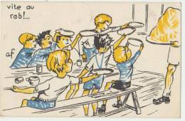VITE AU RAB - SERIE COLONIES DE VACANCES - ARTS ET SPORTS - ECRITE 1949 - 2 SCANS - - Scoutismo