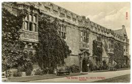 OXFORD : ST JOHN'S COLLEGE - (GARDEN FRONT) / ADDRESS - CHRISTCHURCH, CHRIST'S COLLEGE, WALTER AVERILL, NEW ZEALAND - Oxford