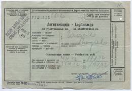 Railway, Eisenbahn, Zagreb - Đurđenovac , Croatia, Ticket, 1942. - Europa