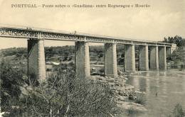 REGUENGOS E MOURÃO  Ponte Sobre O Guadiana Entre   2 Scans  PORTUGAL - Evora