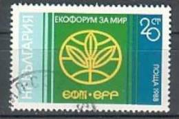 BULGARIA / BULGARIE - 1988 - Forum De La Paix - 1v Obl. - Used Stamps