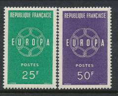 Europa CEPT 1959, France, MNH** - 1959