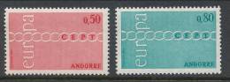 Europa CEPT 1971, Andorra, France, MNH** - 1971