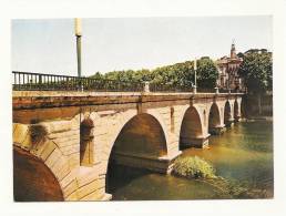 Cp, 30, Sommières, Le Pont Et L'Horloge - Sommières