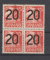 Yvert 274 (*) Neuf Sans Gomme Bloc De 4 - Unused Stamps