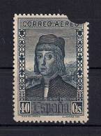1930, DESCUBRIMIENTO DE AMÉRICA, ED. 554MTc(*), TALADRO ANGULAR, 40 CTS. MARTÍN ALONSO PINZÓN - Nuevos