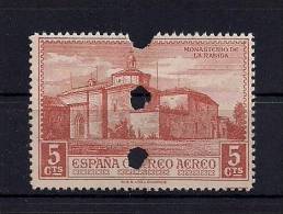 1930, DESCUBRIMIENTO DE AMÉRICA, ED. 548MTc(*), TALADROS CONTINUADOS, 5 CTS. MONASTERIO DE LA RÁBIDA - Nuevos