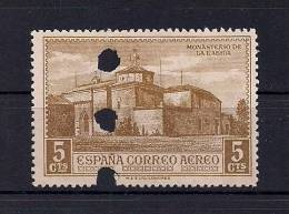 1930, DESCUBRIMIENTO DE AMÉRICA, ED. 547MTc(*), TALADROS CONTINUADOS, 5 CTS. MONASTERIO DE LA RÁBIDA - Nuevos