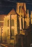 Couleurs Et Lumière De France - Larchant - L'Eglise Saint-Mathurin (XII-XIIIè S.) L'Abside Vue De Nuit - Larchant