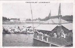 LES SPORTS NATATION Editeur Emile Pecaud PUB CHOCOLAT LOMBART - Swimming